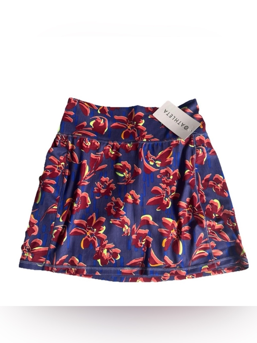 Athleta Women’s Floral Yoga Salutation Stash 16 1/2” Tennis Skort BNWT Sz Small